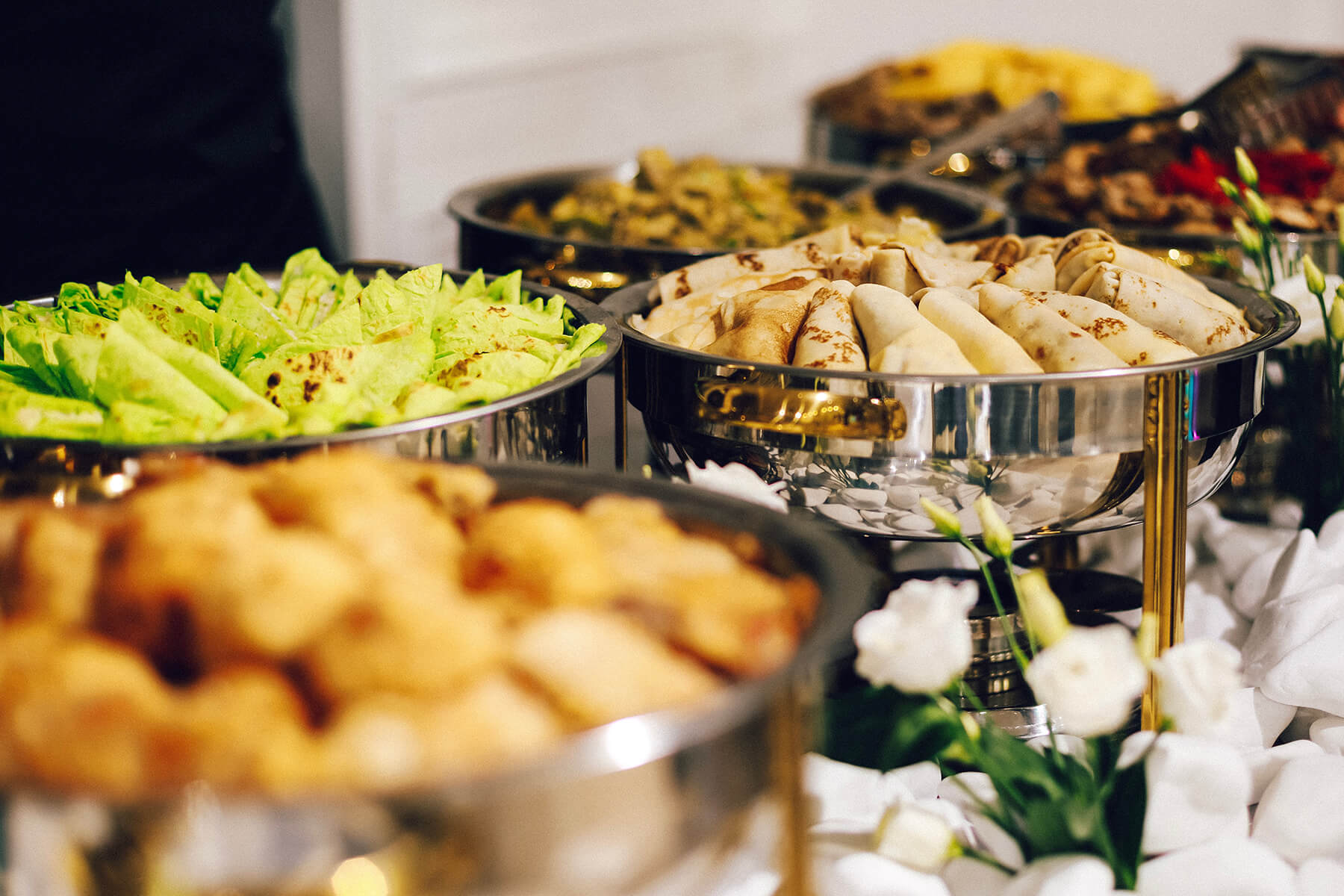 Catering Buffet der Römerhalle